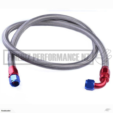 10An Braided Hose With Fittings - 1.2 Metre Long - Car Parts