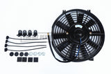 12 Straight Blade Reversible Radiator Fan + Fitting Kit - Car Parts