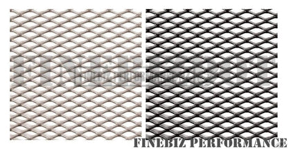 1200Mm X 200Mm Body Kit Mesh - Silver - Car Parts