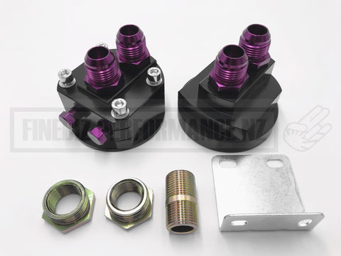 OIL FILTER RELOCATION ADAPTOR KIT - 10AN FITTING
