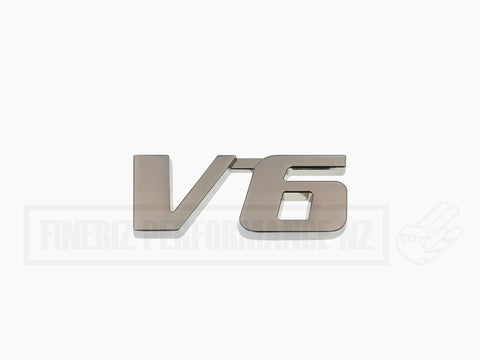 "V6" Emblem Badge