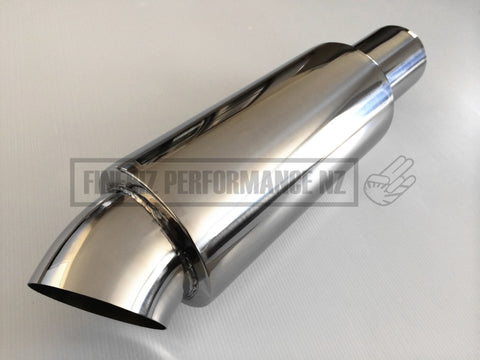 3.5 Stainless Steel Dump Muffler With 3 Inlet - Car Parts