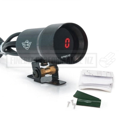 37mm Smoked Lens Tacho (Rev Counter) Gauge