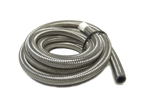 8AN Stainless Steel Braided Hose - Per Metre