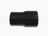 3" to 3.5" (76mm - 89mm) Black Straight Silicone Hose Reducer