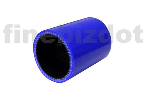 4" 101mm Blue Straight Silicone Hose Joiner
