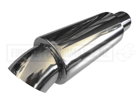Dump Muffler - 4" Stainless Steel with 2.5" Inlet