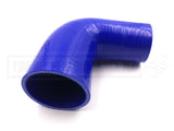 2" to 2.25" (51mm to 57mm) 90° Elbow Blue Silicone Hose Reducer