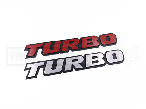 "Turbo" Emblem Badge