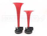 12V TWIN RED AIR HORNS