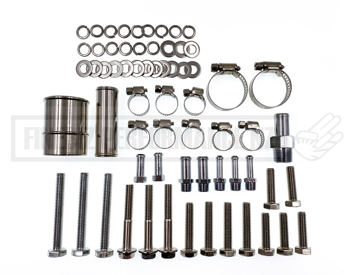 SKYLINE R32 R33 RB25DET FRONT FACING PLENUM - CHROME – Finebiz Performance