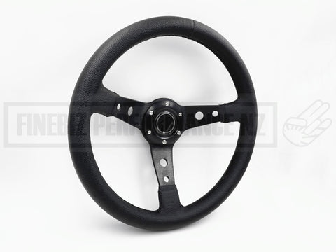 Steering Wheel - 350MM Vinyl Mid Dish Hole