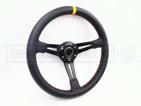 Steering Wheel - 350MM Vinyl Mid Dish Slot