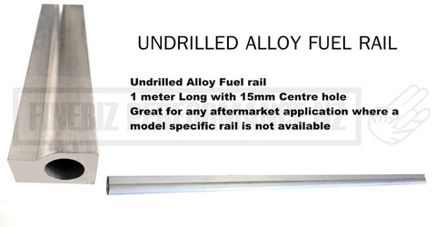 UNDRILLED ALLOY FUEL RAIL EXTRUSION - 1000mm
