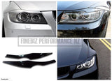 Bmw E90 3 Series Black Abs Plastic Eyelids - Car Parts