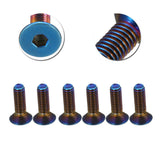Steering Wheel Bolts - Countersunk Neochrome