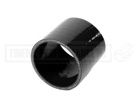 2" 51mm Black Straight Silicone Hose Joiner