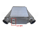 ALLOY WATER TO AIR INTERCOOLER 220x200x110mm (2.5" Inlet/Outlet)